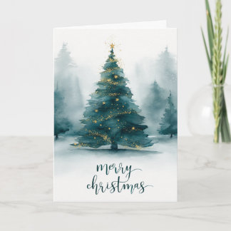Weihnachtsbaum Feiertagskarte