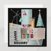 Weihnachtsbaum Feiertagskarte (Vorne/Hinten)