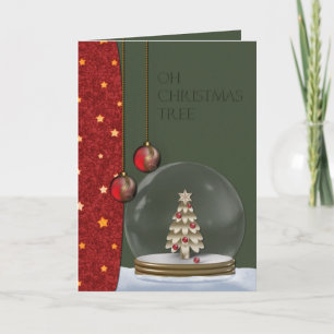 Weihnachtsbaum Feiertagskarte