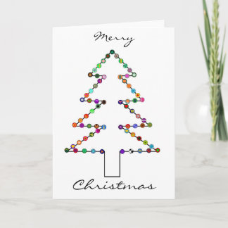 Weihnachtsbaum Feiertagskarte