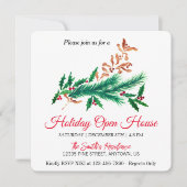 Weihnachtsbaum Feiertagskarte (Vorderseite)