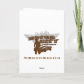 Weihnachtsbaum Feiertagskarte (Rückseite)