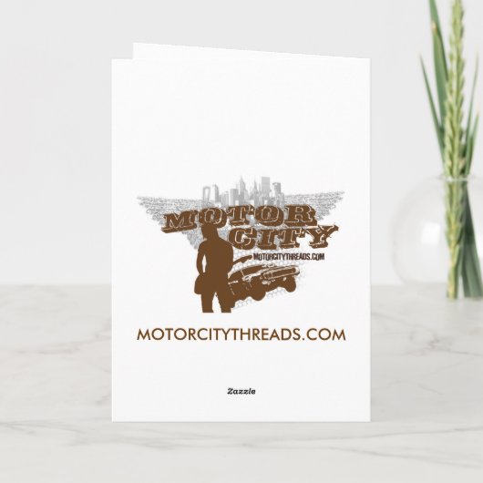 Weihnachtsbaum Feiertagskarte (Rückseite)