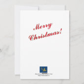 Weihnachtsbaum Feiertagskarte (Rückseite)