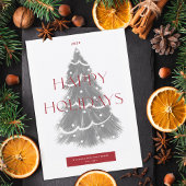 Weihnachtsbaum Feiertagskarte