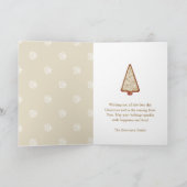 Weihnachtsbaum Feiertagskarte (Innenseite)