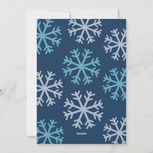 Weihnachtsbaum Feiertagskarte (Rückseite)