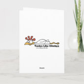 Weihnachtsbaum Feiertagskarte (Rückseite)