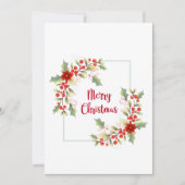 Weihnachtsbaum Feiertagskarte (Vorderseite)