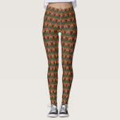 Weihnachtsbaum-Feiertagsleggings Leggings (Vorderseite)