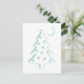 Weihnachtsbaum Feiertagspostkarte (Stehend Vorderseite)