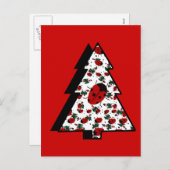 Weihnachtsbaum Feiertagspostkarte (Vorne/Hinten)