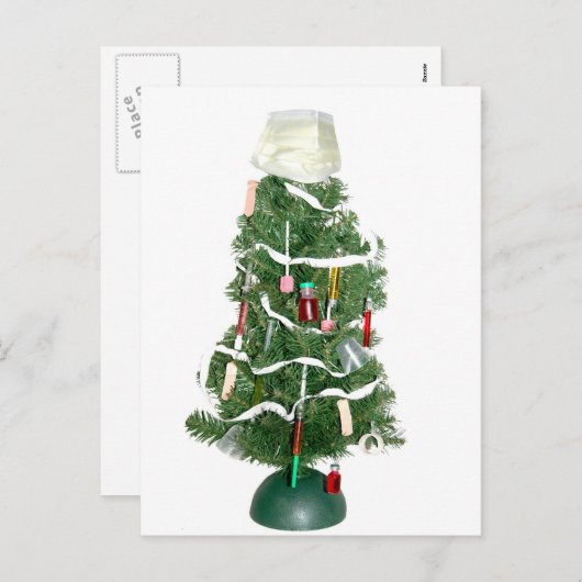 Weihnachtsbaum Feiertagspostkarte (Vorne/Hinten)