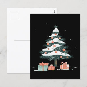Weihnachtsbaum  feiertagspostkarte