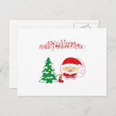 Weihnachtsbaum Feiertagspostkarte (Vorne/Hinten)