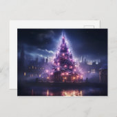 Weihnachtsbaum Feiertagspostkarte (Vorne/Hinten)