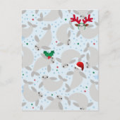 Weihnachtsbaum Feiertagspostkarte (Vorderseite)