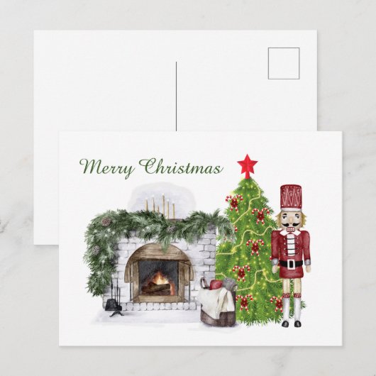 Weihnachtsbaum Feiertagspostkarte (Vorne/Hinten)