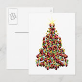 Weihnachtsbaum Feiertagspostkarte (Vorne/Hinten)