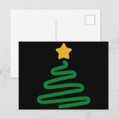 Weihnachtsbaum Feiertagspostkarte (Vorne/Hinten)