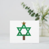 Weihnachtsbaum Feiertagspostkarte (Stehend Vorderseite)