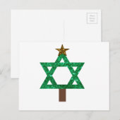 Weihnachtsbaum Feiertagspostkarte (Vorne/Hinten)