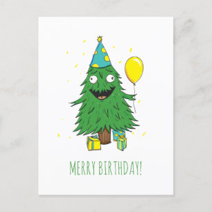 Weihnachtsbaum Feiertagspostkarte