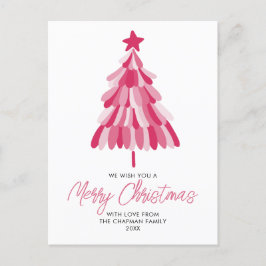 Weihnachtsbaum Feiertagspostkarte