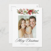 Weihnachtsbaum Feiertagspostkarte (Vorne/Hinten)