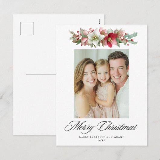 Weihnachtsbaum Feiertagspostkarte (Vorne/Hinten)