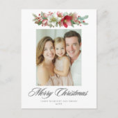 Weihnachtsbaum Feiertagspostkarte (Vorderseite)