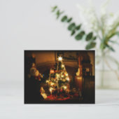 Weihnachtsbaum Feiertagspostkarte (Stehend Vorderseite)