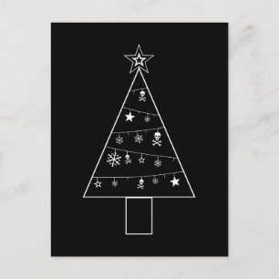 Weihnachtsbaum Feiertagspostkarte