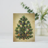 Weihnachtsbaum Feiertagspostkarte (Stehend Vorderseite)