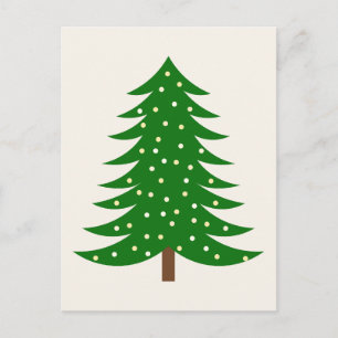 Weihnachtsbaum Feiertagspostkarte
