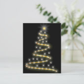 Weihnachtsbaum Feiertagspostkarte (Stehend Vorderseite)