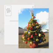Weihnachtsbaum Feiertagspostkarte (Vorne/Hinten)