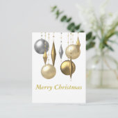 Weihnachtsbaum Feiertagspostkarte (Stehend Vorderseite)
