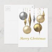 Weihnachtsbaum Feiertagspostkarte (Vorne/Hinten)