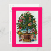 Weihnachtsbaum Feiertagspostkarte (Vorne/Hinten)