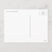 Weihnachtsbaum Feiertagspostkarte (Rückseite)