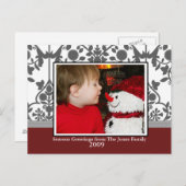 Weihnachtsbaum Feiertagspostkarte (Vorne/Hinten)