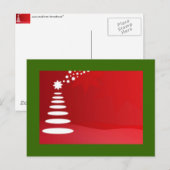 Weihnachtsbaum Feiertagspostkarte (Vorne/Hinten)