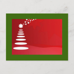 Weihnachtsbaum Feiertagspostkarte