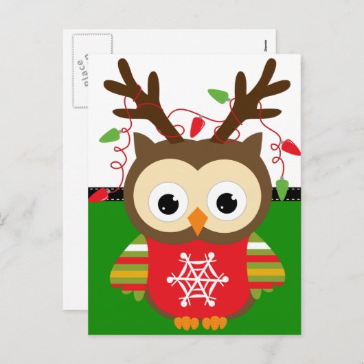 Weihnachtsbaum Feiertagspostkarte (Vorne/Hinten)