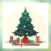 Weihnachtsbaum Fensteraufkleber (Blatt 3)