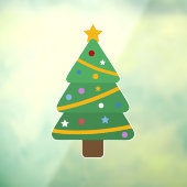 Weihnachtsbaum Fensteraufkleber (Blatt 3)