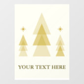 Weihnachtsbaum Fensteraufkleber (Blatt)