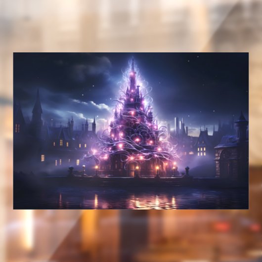 Weihnachtsbaum Fensteraufkleber (Blatt 2)