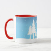 Weihnachtsbaum Ferien 11 oz Zwei-Tonen-Tasse Tasse (Links)
